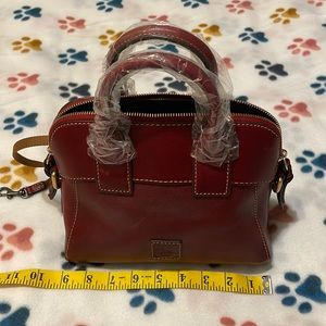NWT Dooney and Burke Bordeaux Cameron crossbody mini satchel
